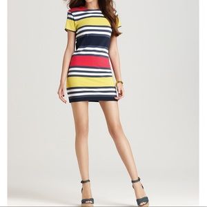 French Connection Women’s Jag Multi Stripe Dress
